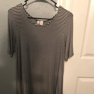 striped t-shirt dress! loose and flowy!